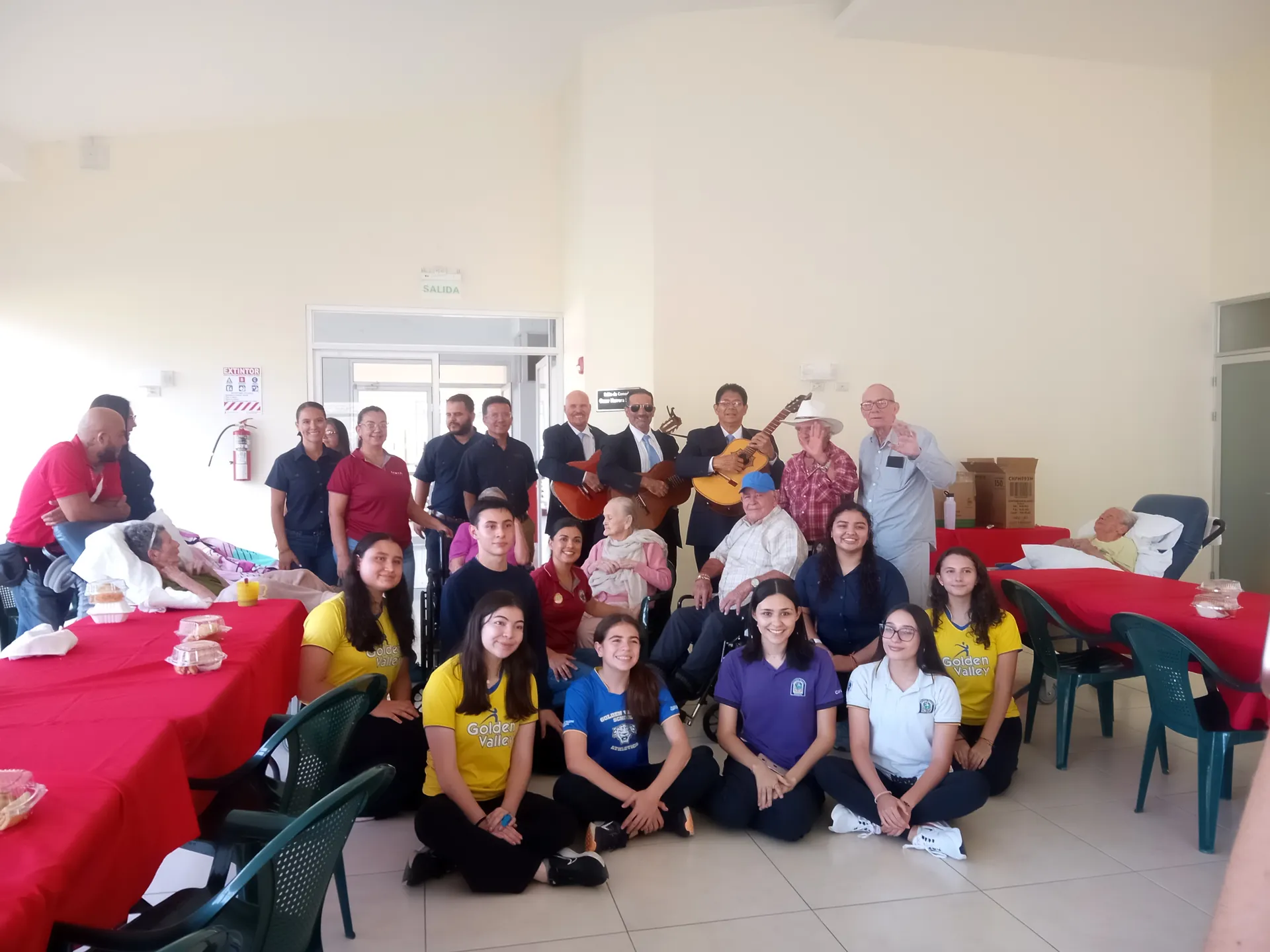 Community service at Golden Valley School