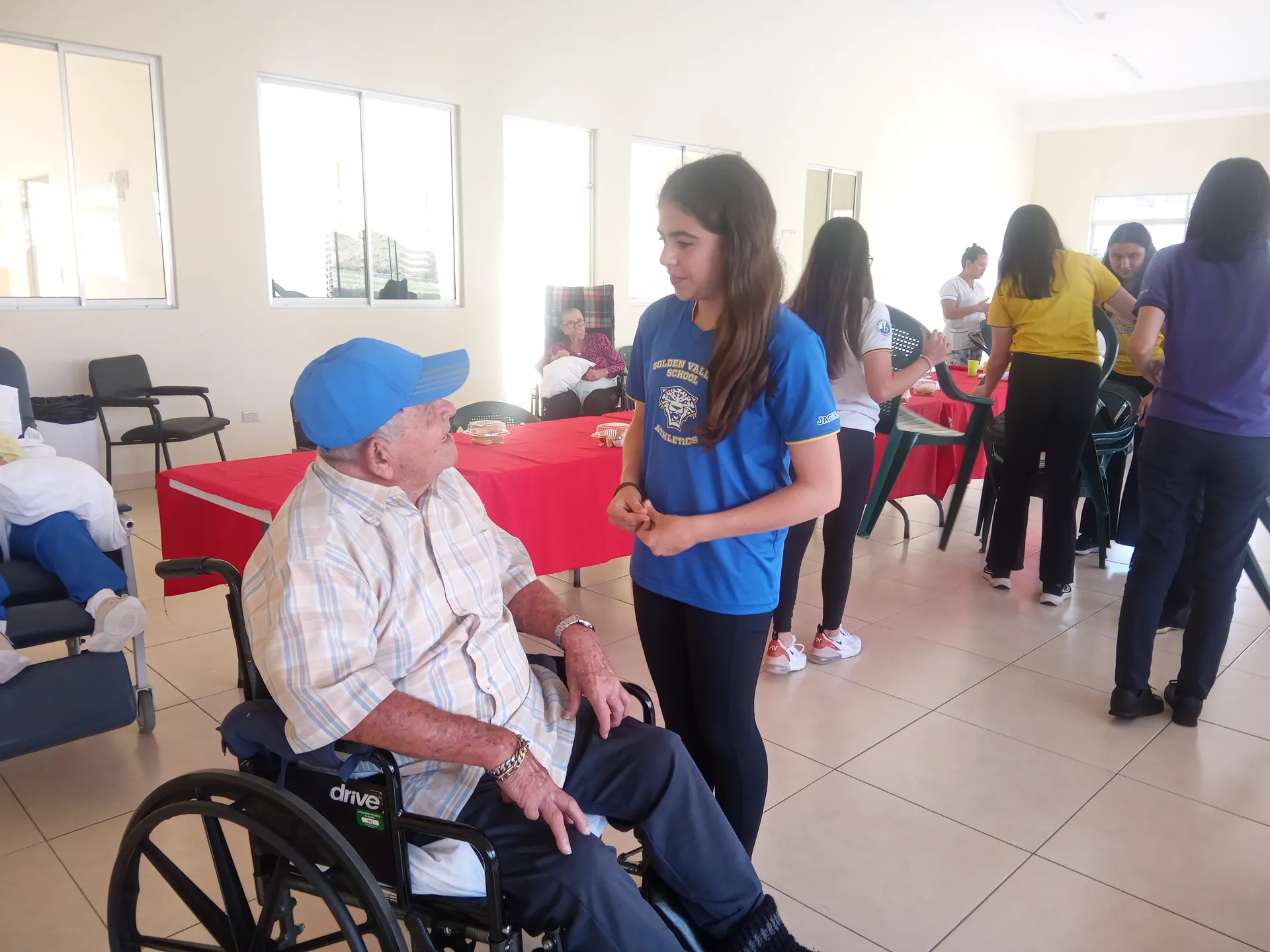 Community service at Golden Valley School